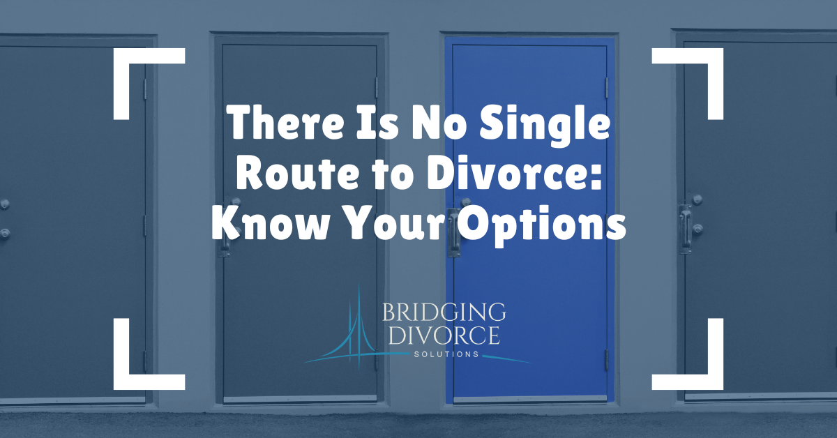 There Is No Single Route to Divorce: Know Your Options - Bridging Divorce Solutions