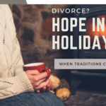 Holiday traditiona blog image - Bridging Divorce Solutions Image of a woman sipping coffee by the fireplace, reflecting on new beginnings post-divorce.