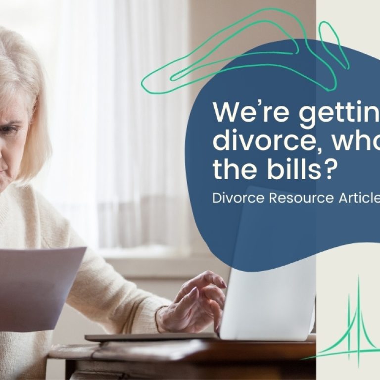 Bridging Divorce Solutions - We’re getting a divorce, who pays the bills - post -image-1